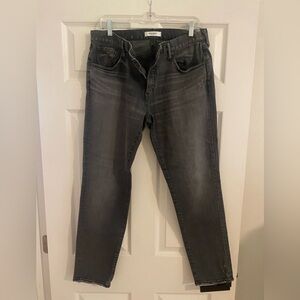 Moussy Women's Gray Ankle Jeans